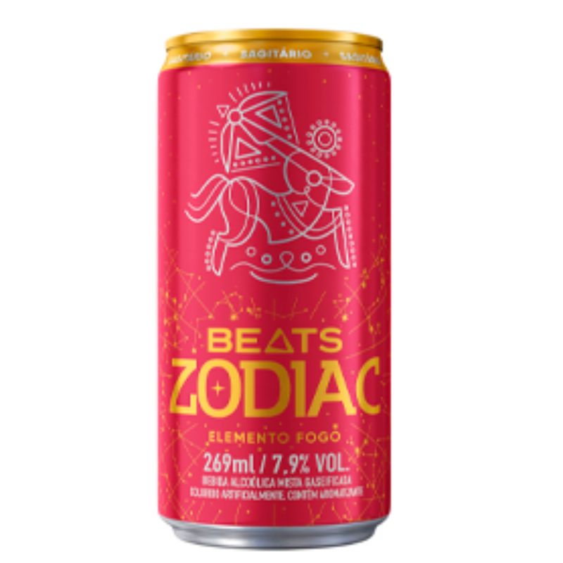 Lata Skol Beats Zodiac Elemento Fogo 269ml